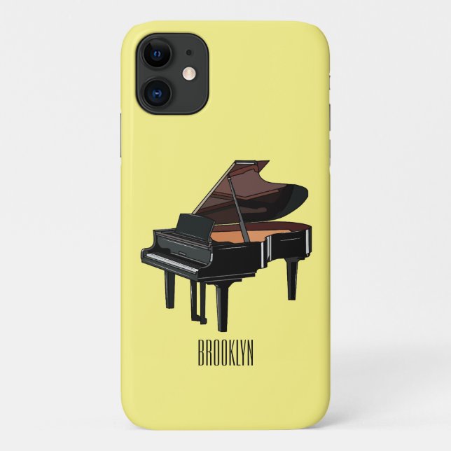 Piano cartoon illustration Case-Mate iPhone case (Back)