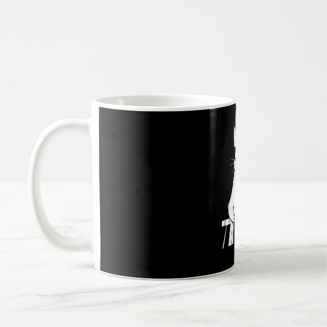 Piano Cat Coffee Mug (Left)
