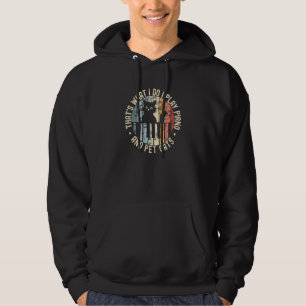 Piano Cat Keyboard Player Pet Cats Musician Hoodie