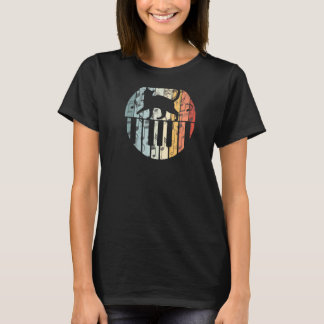 Piano Cat Keyboard Player Pet Cats Musician T-Shirt