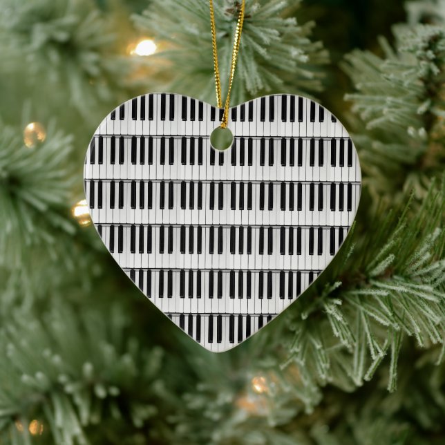 Piano Ceramic Ornament (Tree)