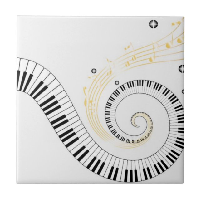 Piano Ceramic Tile (Front)