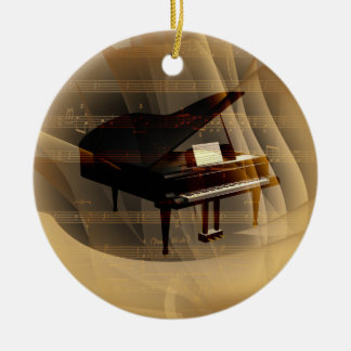 piano ceramic tree decoration