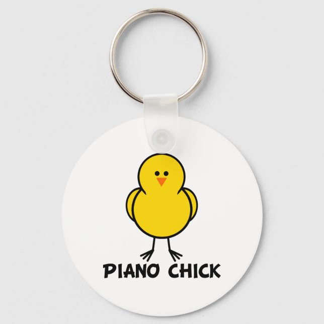 Piano Chick Key Ring (Front)