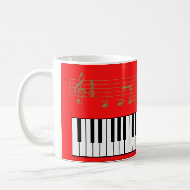 Piano Coffee Mug (Left)