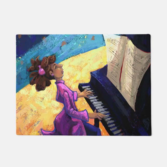 Piano Concert Art Doormat (Front)