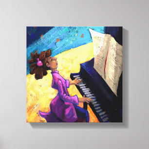 Piano Concert Canvas Print