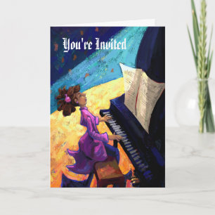 Piano Concert Invitation