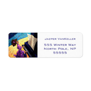 Piano Concert Return Address Label