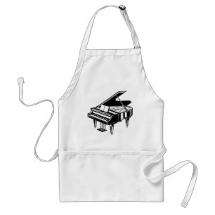 Piano Design Three Pocket Apron
