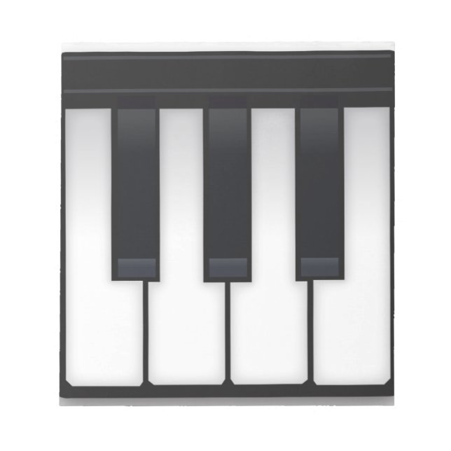 Piano Emoji Notepad (Front)