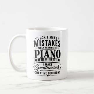Piano Gift for Pianist and Music Teacher Coffee Mug