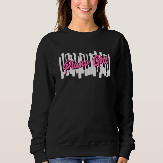 Piano Girl 2 Sweatshirt (Front)