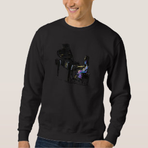 Piano Girl 5 Sweatshirt