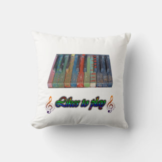 Piano Girl Cushion