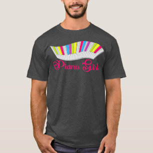 Piano Girl Piano Player Musical Pianist Keyboard T-Shirt