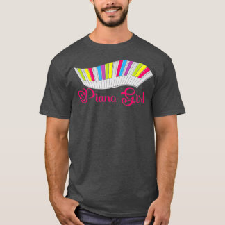 Piano Girl Piano Player Musical Pianist Keyboard T-Shirt