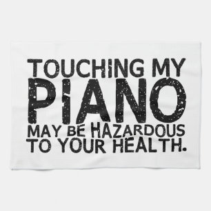 Piano Hazard Tea Towel