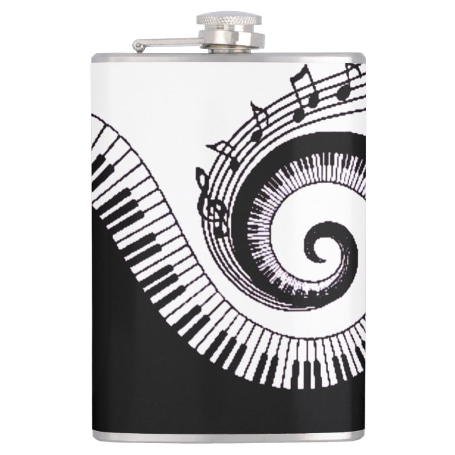 Piano Hip Flask (Front)