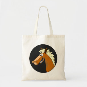 Piano Horse Tote Bag