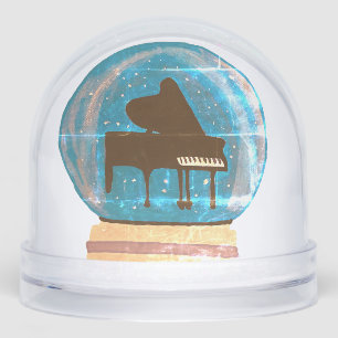 Piano in a Snow Globe-  Wrapping Paper Snowglobe