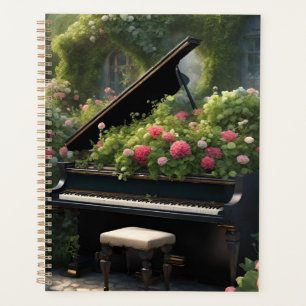 Piano in Bloom- garden painting Planner