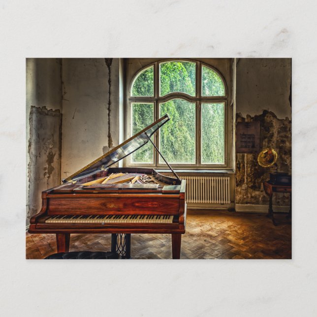 Piano in the Villa Postcard (Front)