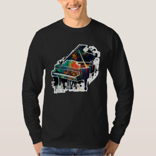 Piano Instrument for Pianist Musician Keyboard Pla T-Shirt