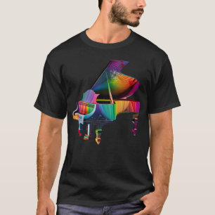 Piano Instrument for Pianist Musician Keyboard Pla T-Shirt