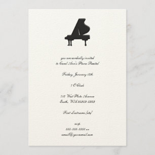 Piano Invitation