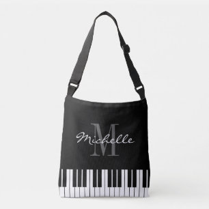 Piano key cross body bag for teacher or student