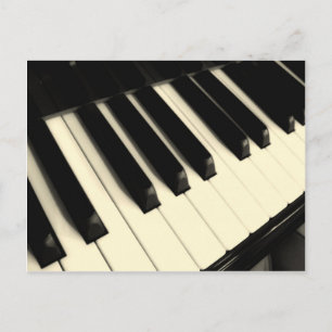 Piano Key Postcard