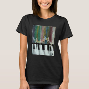 Piano Keyboard and Percussion Instrumental in Musi T-Shirt