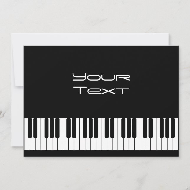 Piano Keyboard Announcement (Front)