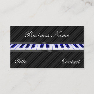 Piano Keyboard Business Card