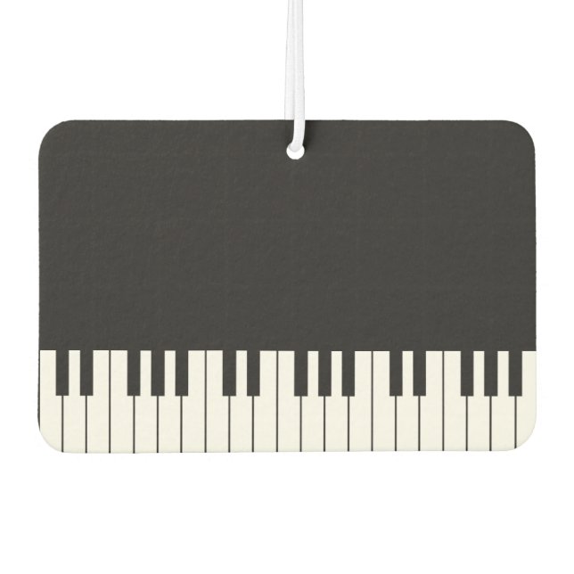 Piano Keyboard Car Air Freshener (Front)