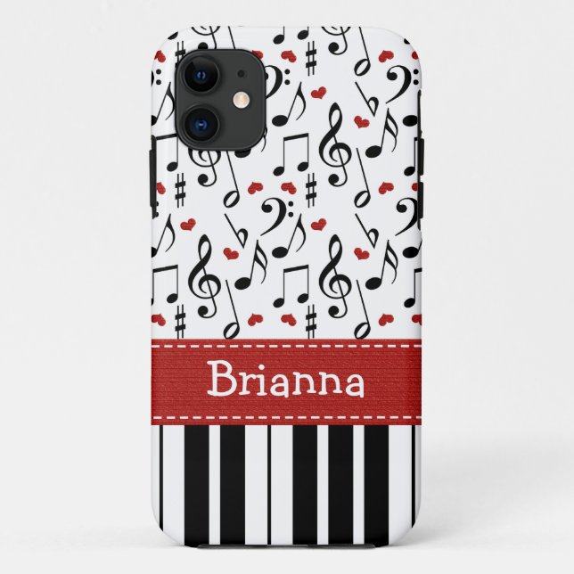Piano Keyboard Case-Mate iPhone Case (Back)