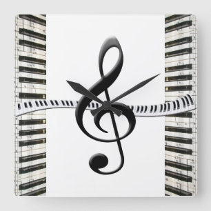 Piano Keyboard Clock