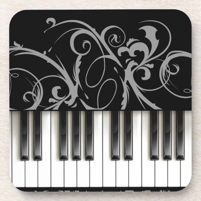 Piano Keyboard Coaster (Front)
