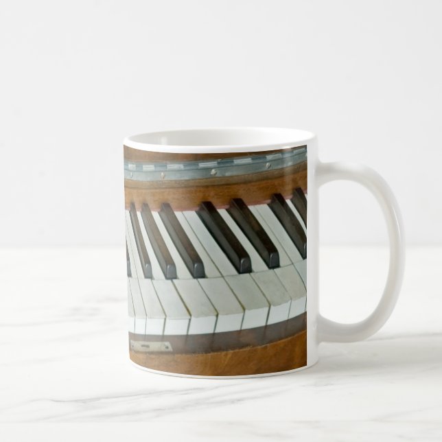 Piano Keyboard Coffee Mug (Right)