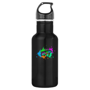 Piano Keyboard Colourful Design for Music Pianists 532 Ml Water Bottle