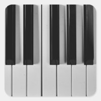 Piano Keyboard Custom Stickers