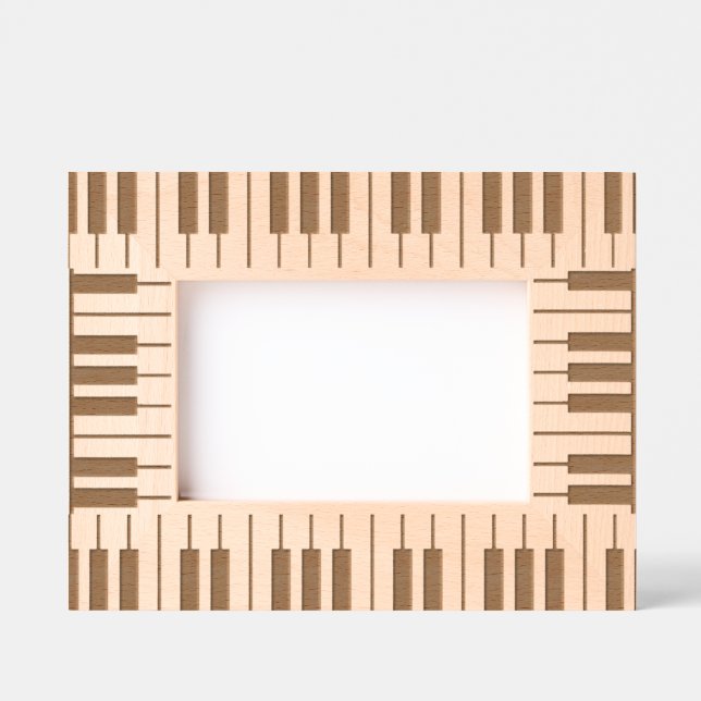 Piano Keyboard Design Laser  Etched Frames (Front)