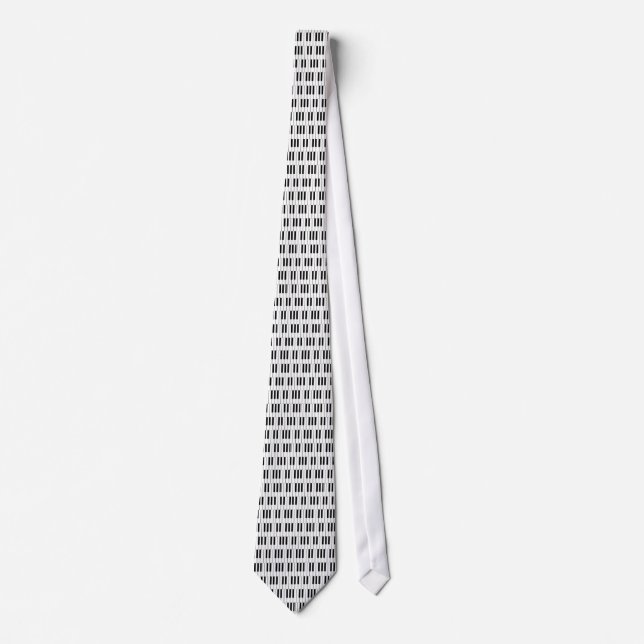 Piano Keyboard Design Necktie (Front)