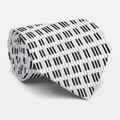 Piano Keyboard Design Necktie (Rolled)