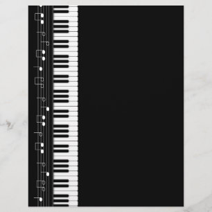 Piano keyboard flyer
