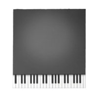 Piano Keyboard Fun Black Music