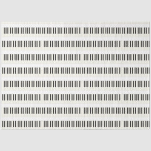 Piano Keyboard Graphic Decoupage Tissue Paper