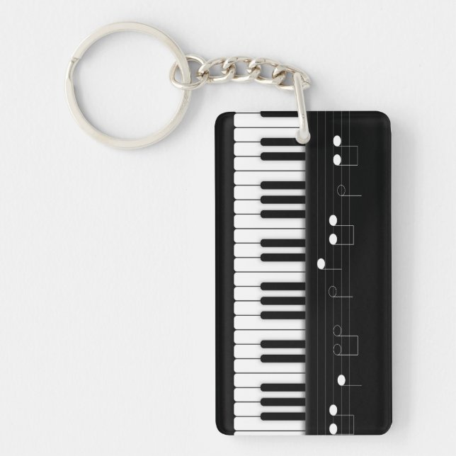 Piano keyboard key ring (Front)