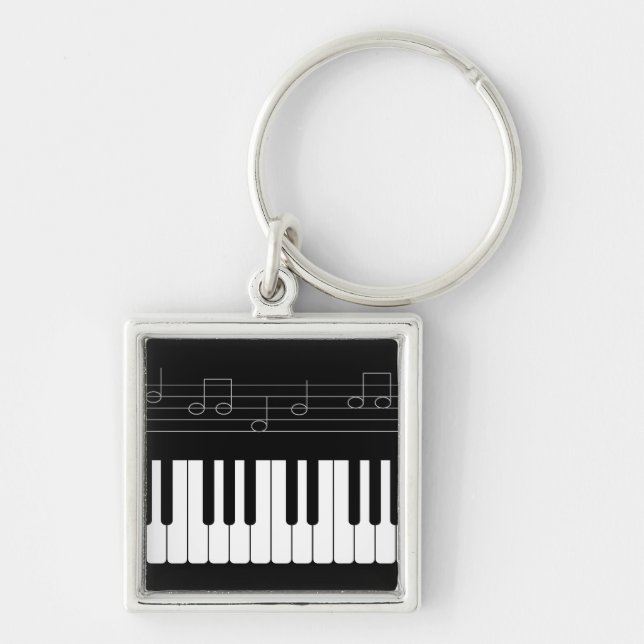 Piano keyboard key ring (Front)